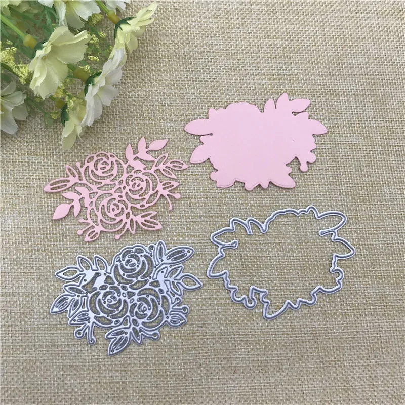 ลูกไม้ดอกไม้ตัดโลหะตาย Stencil สำหรับ DIY Scrapbooking อัลบั้มลายนูนกระดาษการ์ดหัตถกรรม Die ตัด