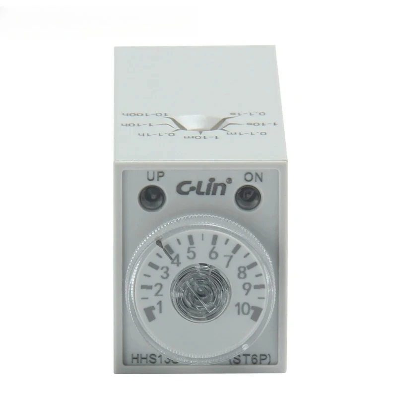 Looook Store HHS13S (ST6P-2) / 13S-1 (H3Y-4) Time Delay Relay, Multiple Time Base Options for Industrial Circuit Timing Control