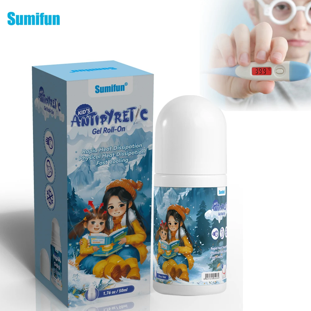 

1/2/3/5/10Pc Sumifun Fever Down Liquid Low Temperature Ice Gel Cooling Cream Relief Body Fatigue Headache Child Adult Heatstroke