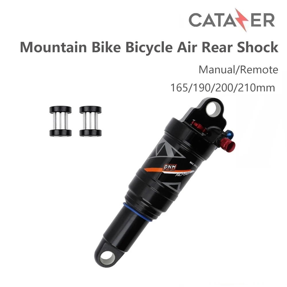 CATAZER Aluminium Alloy Mountain Bike Bicycle Air Rear Shock Soft Tail Frame Rear Shock Absorber XC Air Rebound Shock Absorber