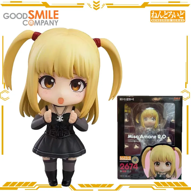 

GSC Good Smile Nendoroid, оригинальная Death Note Misa Amane 2674, экшн-фигурки, игрушки для мальчиков и девочек, подарок, коллекционная модель, украшения
