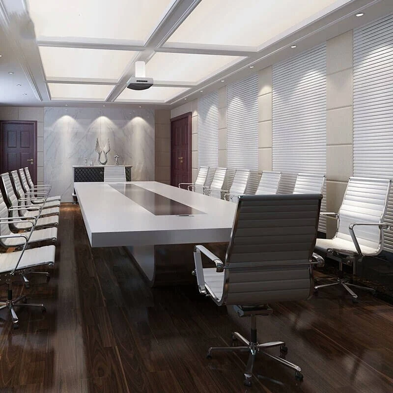 

Luxury Office Furniture Meeting Room Boardroom Conference Table Hot Sale Modern Small Stylish Office Table With Chairs 1 Pcs