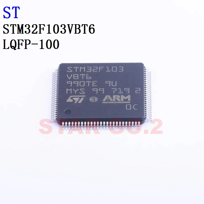 5PCSx STM32F103VBT6 LQFP-100 ST Microcontroller