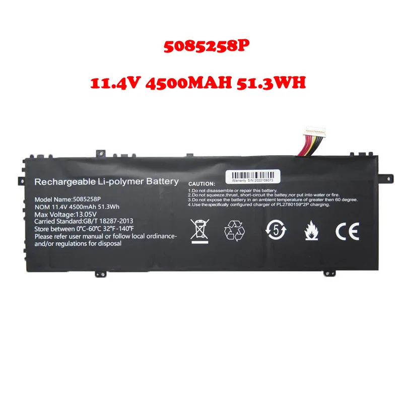 

Battery For Gateway 5085258P U438575PV-3S1P U488575PV-3S1P 11.4V 4500mah 51.3Wh U378575PV-3S1P 3400MAH 38.76WH 10PIN 9Lines