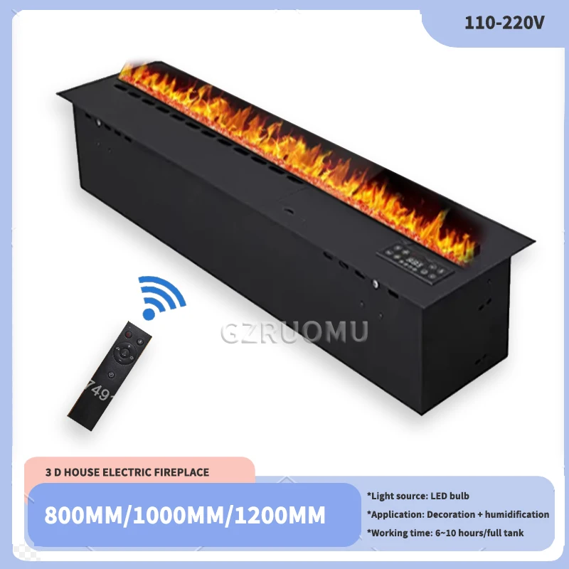 800MM Flame Aromatherapy Humidifiers LED Aromatherapy Machine Colorful Atmosphere Light Mist Humidifiers Portable for Home Bed