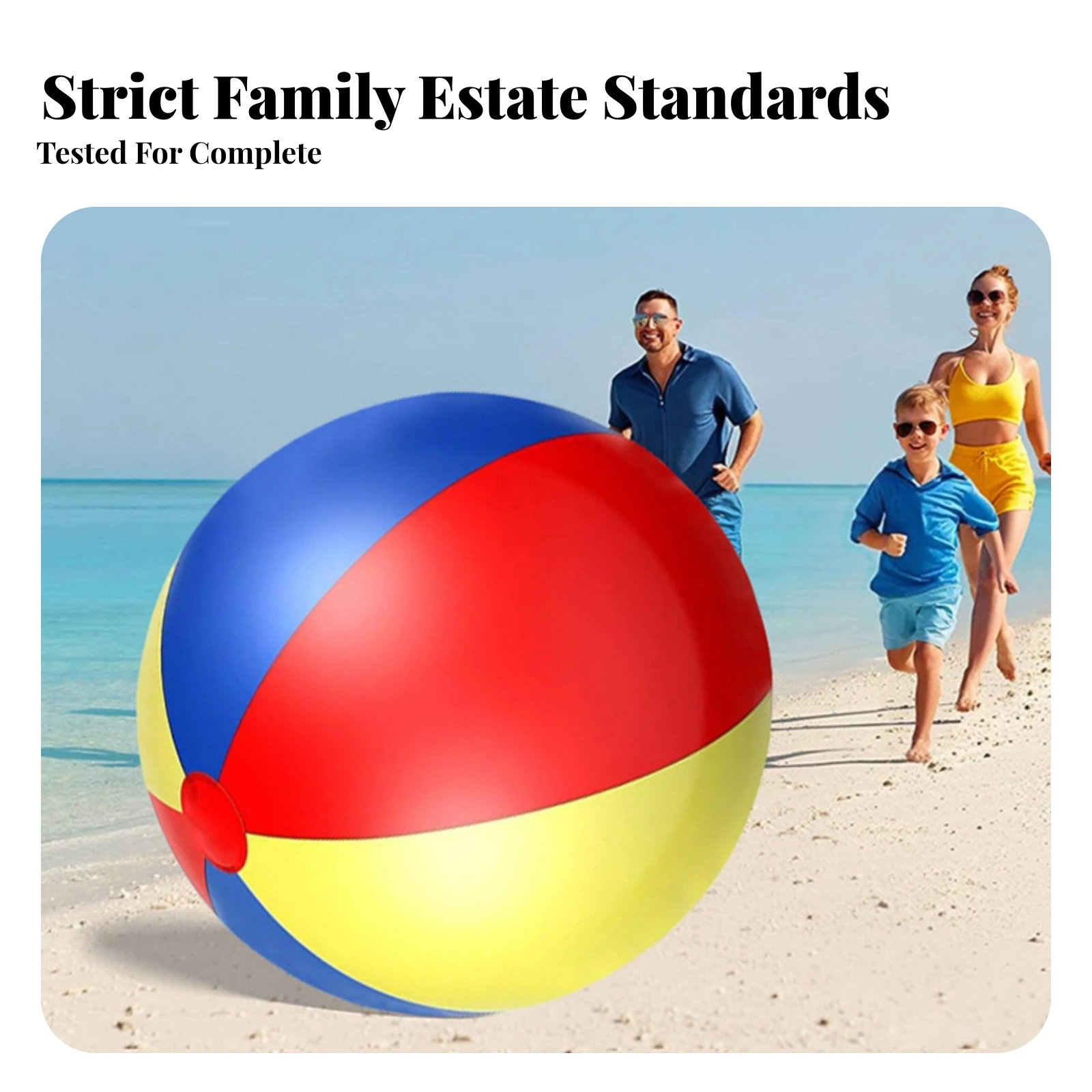 Bright Rainbow Colors Sealed Valve Multicolor PVC Beach Ball Large Beach Ball Toy Plaything for Outdoor Play, Groups