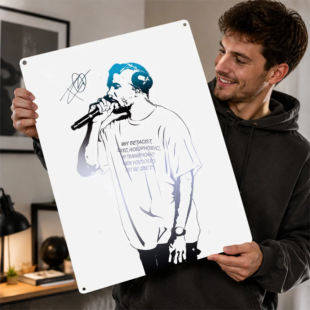 Frank Ocean Concert Aluminum Poster Customized Metal Sign Vivid Alternative Rhythm Wall Art Made For Living Rooms And R&B Fans