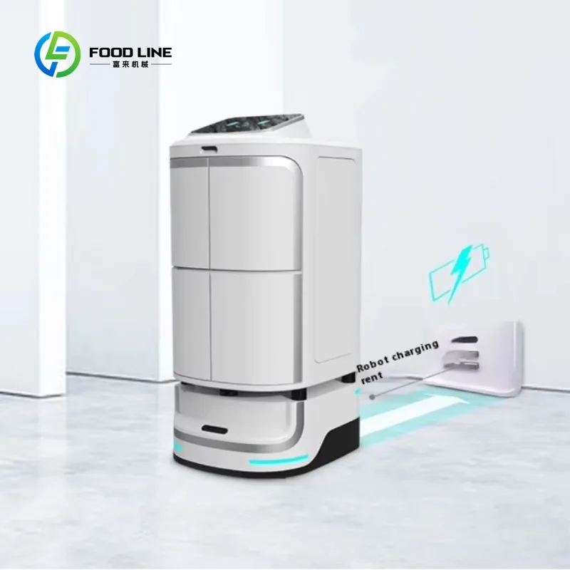 Customized Hotel Food Delivery Robot Express Delivery Robot Programmable Intelligent Elevator Service Robot