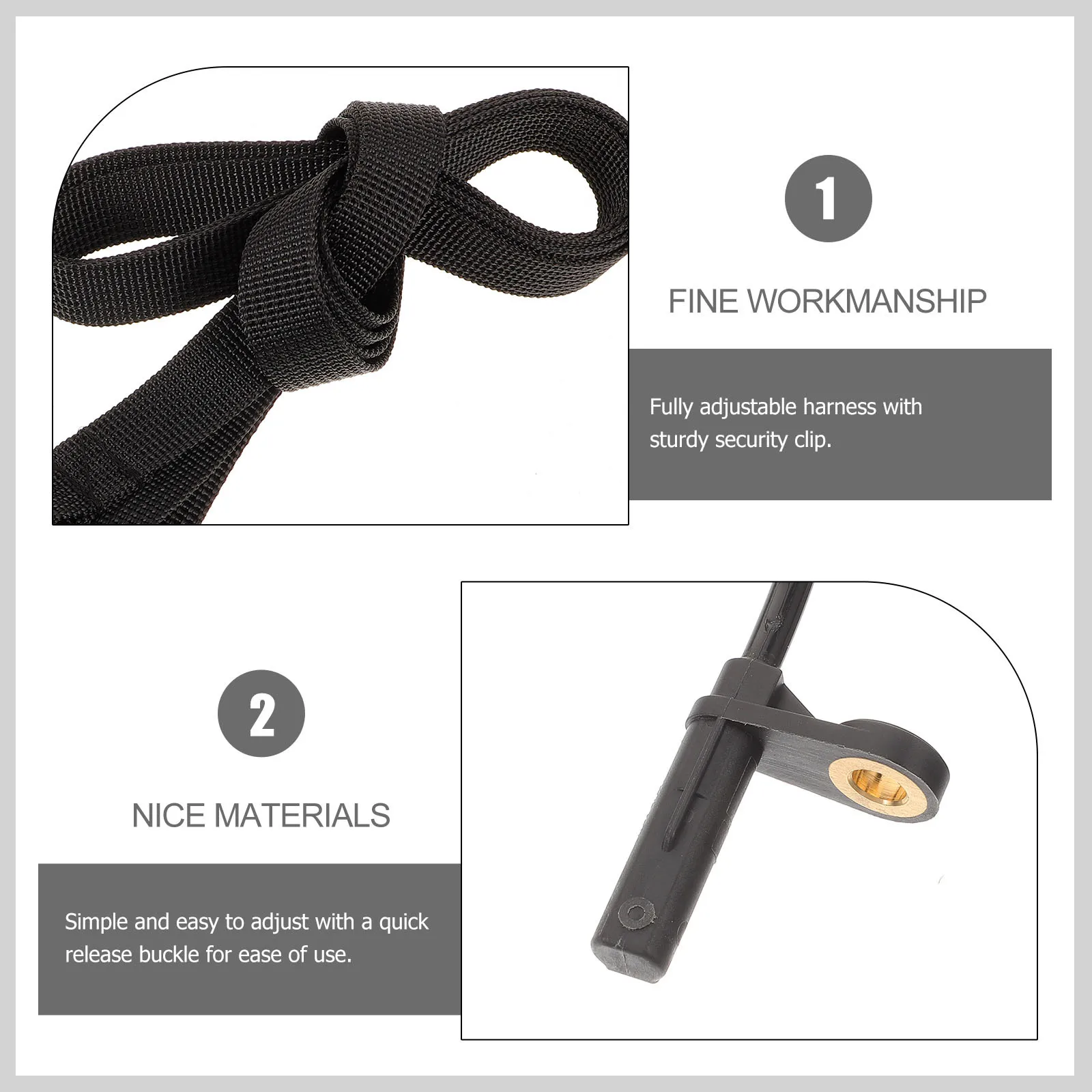 

Adjustable Bag Shoulder Strap Durable Anti-Slip Hiking Backpack Belt Comfortable Outdoor Camping Accessory Camping Bag Accessory