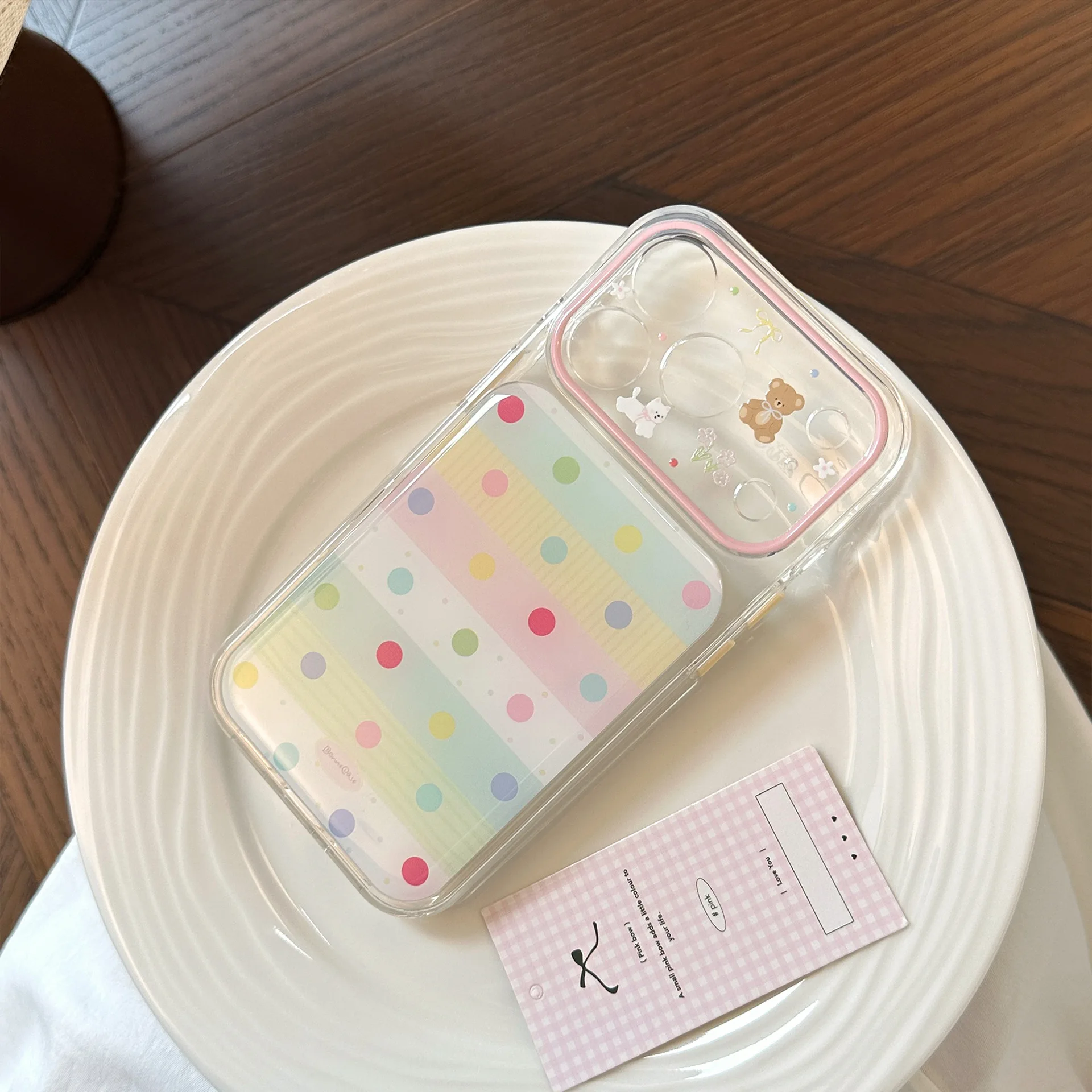 Korean Splicing Colorful Polka - огляд і ціна Phone Cases Polka Dot