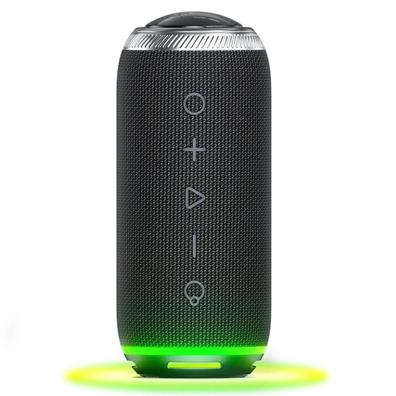 360 Stereo Wireless Bluetooth Speaker, Waterproof Speaker with Color Mood Light, Outdoor Camping Speaker Subwoofer-ABFB