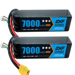 DXF Lipo 배터리, RC카 1/8 버기, 레이싱 시리즈, 6S, 22.2V, 4S, 15.2V, 2S, 7.6V, 7000mAh, 5200mah, 6500mah, 9200mah, 10000mah, 6600mah