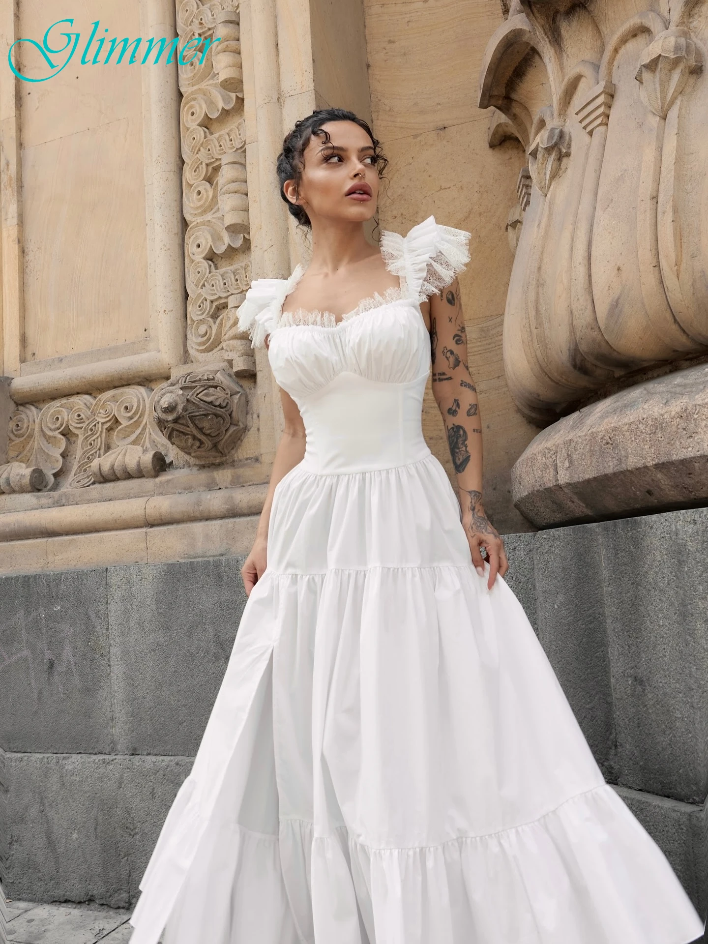 ชุดราตรีทรงเอไลน์คอเรือ ดีไซน์หรูหรา สำหรับงานเลี้ยง ออกแบบตามสั่ง คุณภาพสูง ให้ลุคสง่างาม