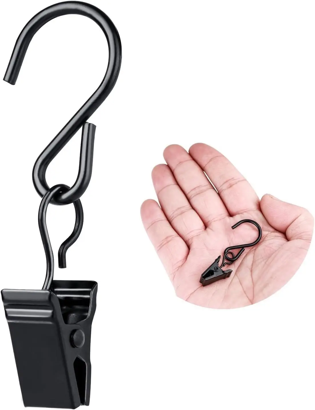 

Набор из 50 прочных металлических зажимов для рождественских гирлянд, уличных светильников, тентов для автофургонов, декора для вечеринок