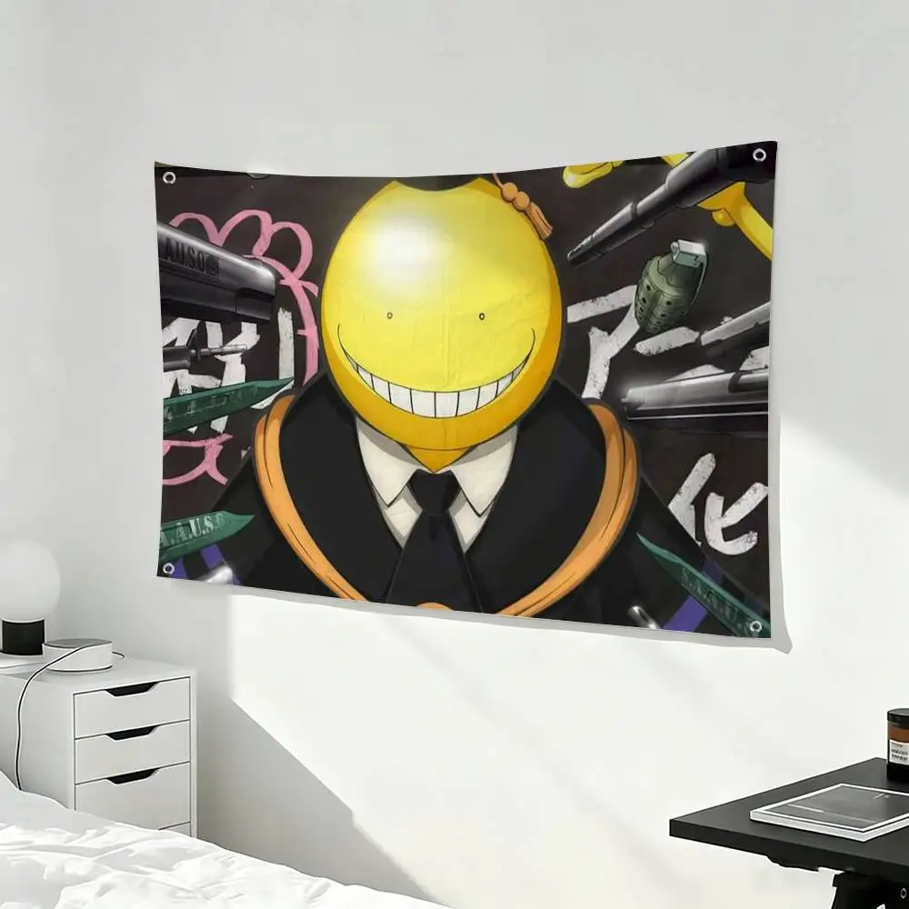 Assassination Classroom Koro sensei  Flag Suitable For Party Club Outdoor Interior Wall Decoration Banner Fans Gift