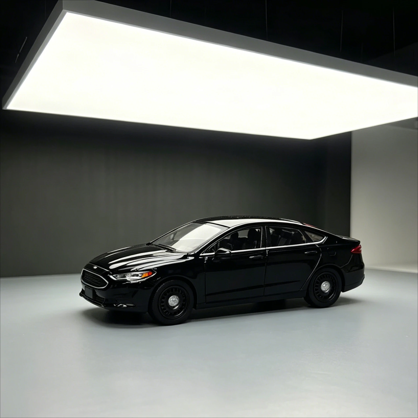 1/64 Scale 596 Black Ford Mondeo Responder Hybrid Alloy Vehicle Model, Brand New Sealed Plastic Packaging Collectible Toy