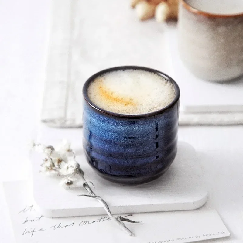 1pcs Japanese Style Ceramic Coffee Cup Porcelain Personal Single Pottery Tea Cups Drinkware Wine Mug Water mugs Wholesale