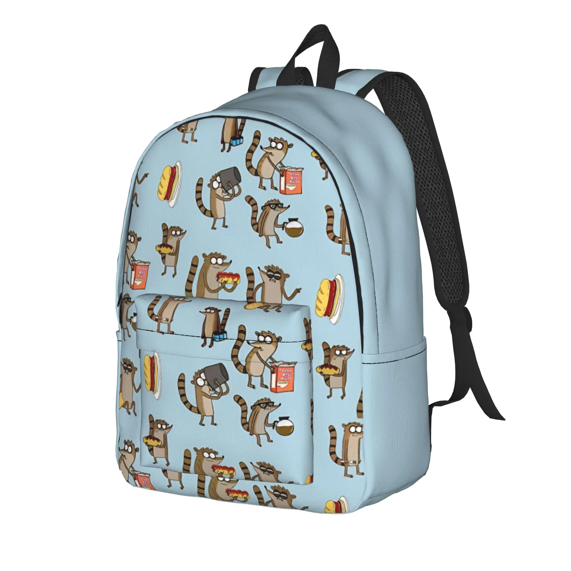 Back to school season funny little animal  Bookbag R-Regular show Female Super Quality Backpack
