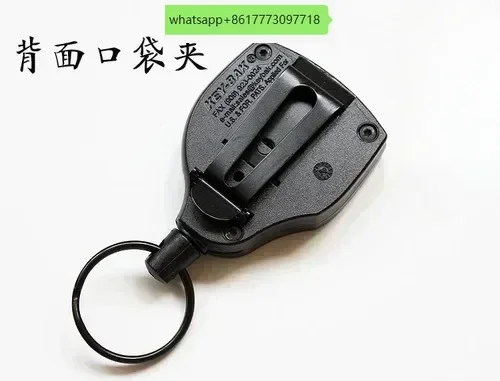 S48K   Cord Anti Loss Retractable Keychain Stretched 120CM Retractable Keyring