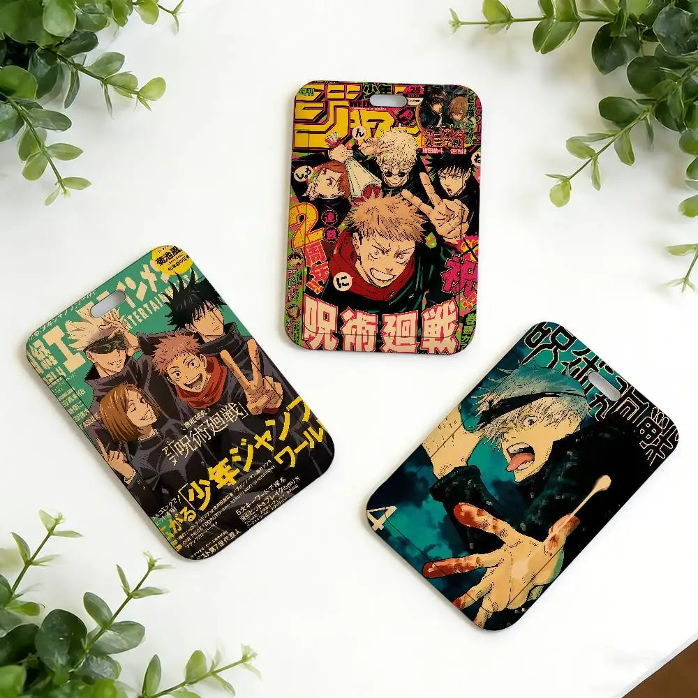 Anime J-jujutsu cool Kaisen Gojo Kartenhalter, Studenten-Campus-Lanyard, Kartenhalter mit Halsband für Kinder, Geschenk