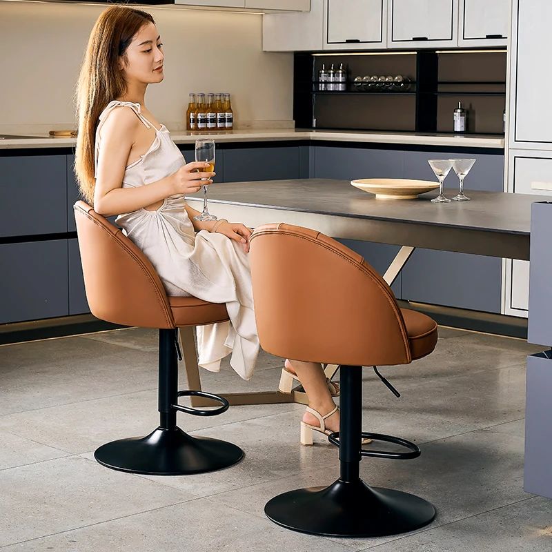 Luxury Office Bar Stool Make Up Reception Restaurant Accessories Bar Chairs Salon Tall Vanity Silla Nordic Furniture