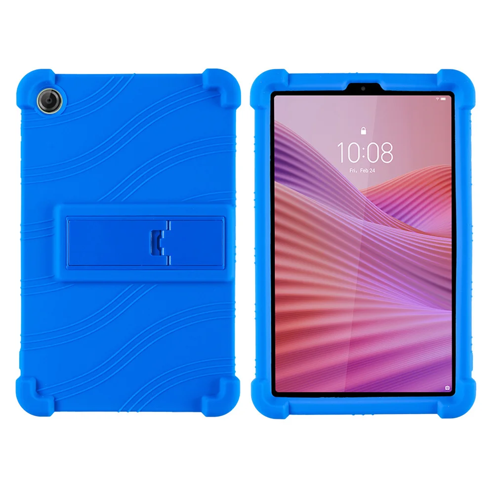 Capa para Lenovo Tab K9/Tab One Capa de 8,7 polegadas (TB305FU), capa de suporte ajustável de silicone macio para crianças