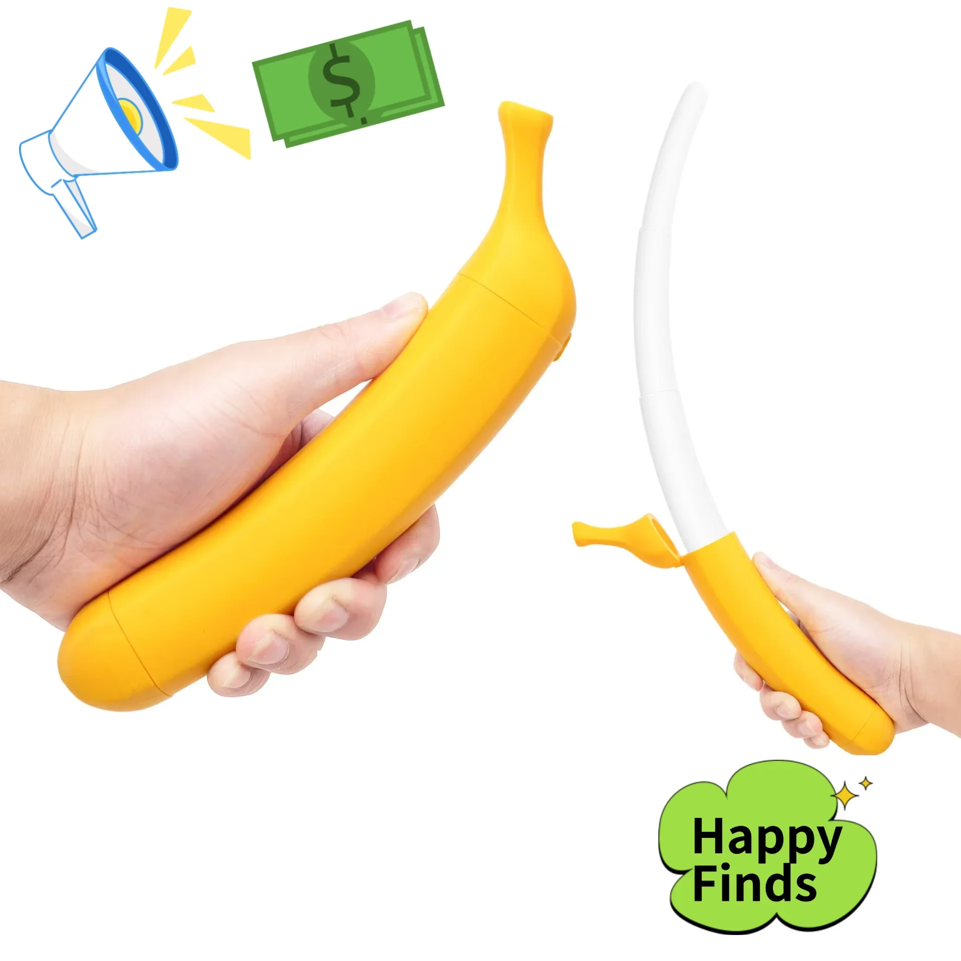 3d tPrinted Banana Telescopic Sword, Portable Decompression, Creative Simulation, Fruit Toys, Ornaments, Gifts, Handicrafts