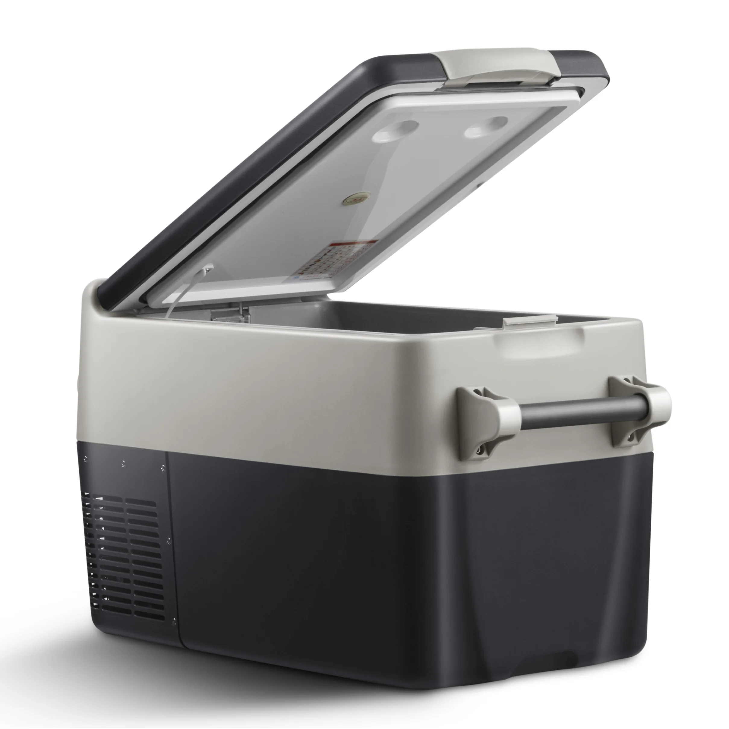 FDE30-1 30L DC 12V 24V Compressor Holiday Double Zone Display Handle Fast Cooling Car Fridge