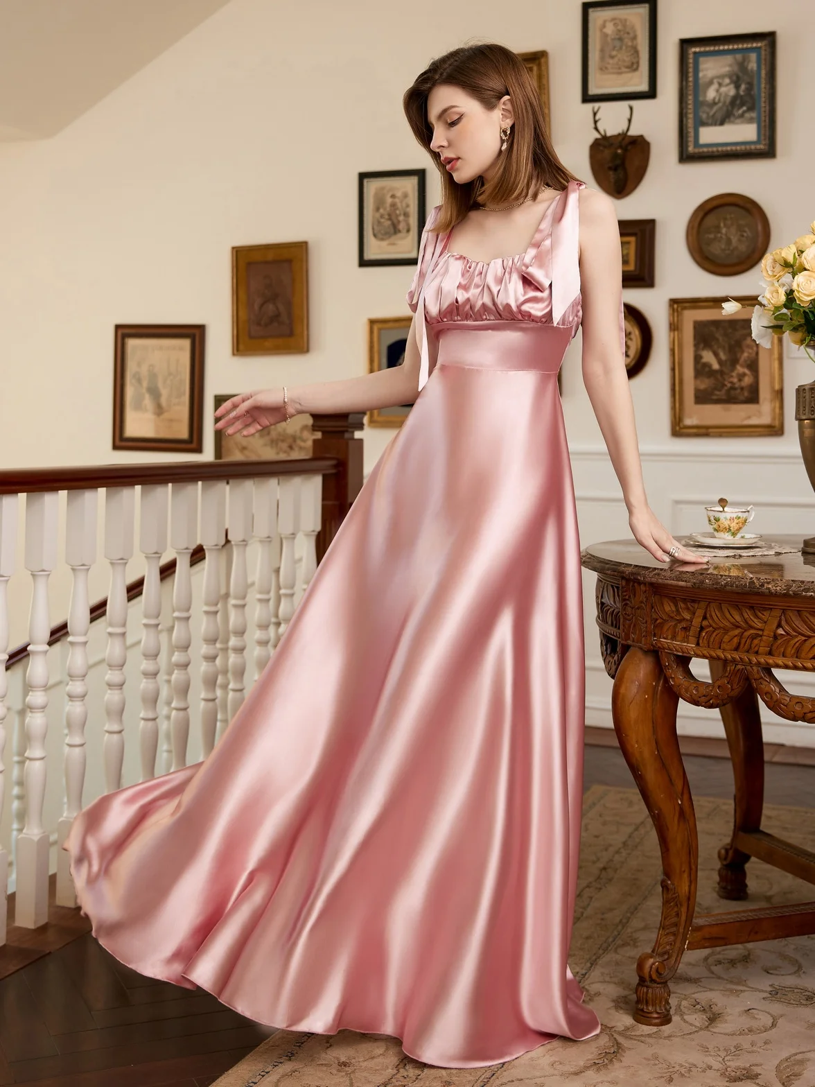 Gorgeous Ball Gown Sweetheart Blue Sparkle Satin Prom Dresses Elegant Burgundy Lady Full Length Robe De Soiree Cocktail Vestidos