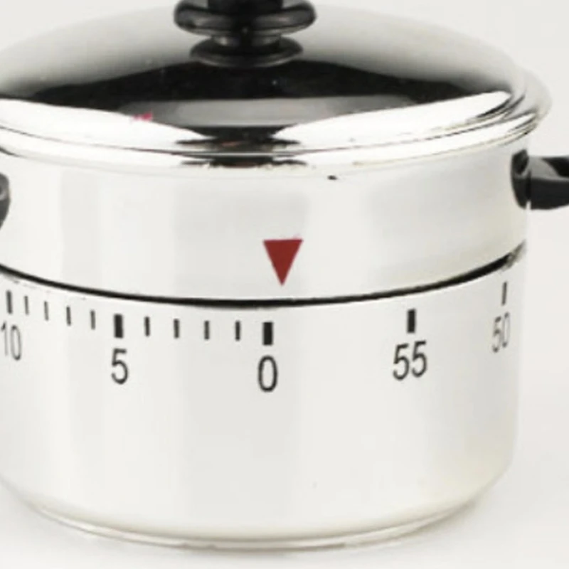 Pressure Cooker Small Timer 60 Minutes Rotating Count Down Time Management Tool for Kitchen Cooking Teaching Work J0MC