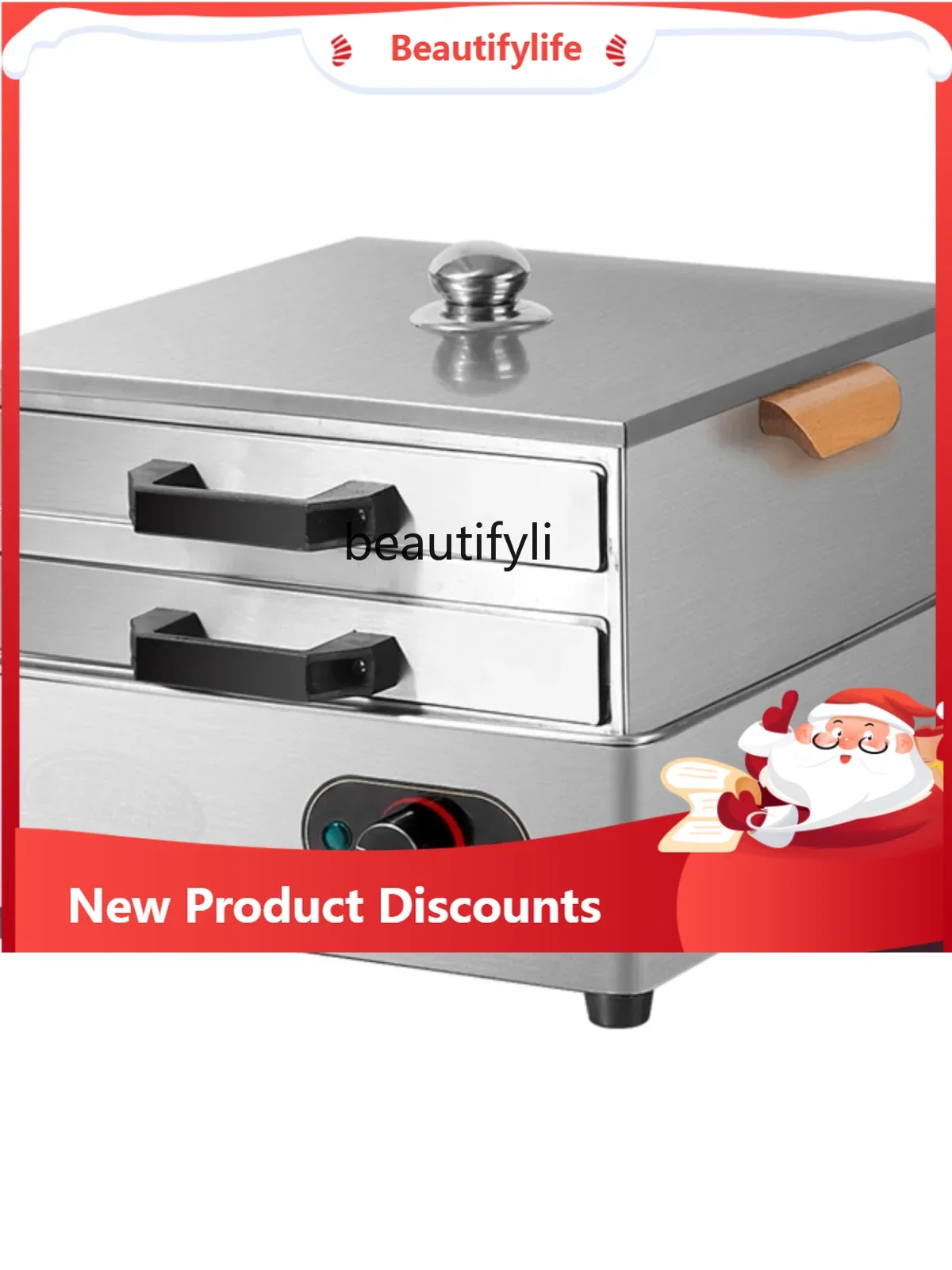 

A61 Small Electric Steamer Multi-Functional 304 Stainless Steel Pumping Plate Chinese Bun Steaming Machine