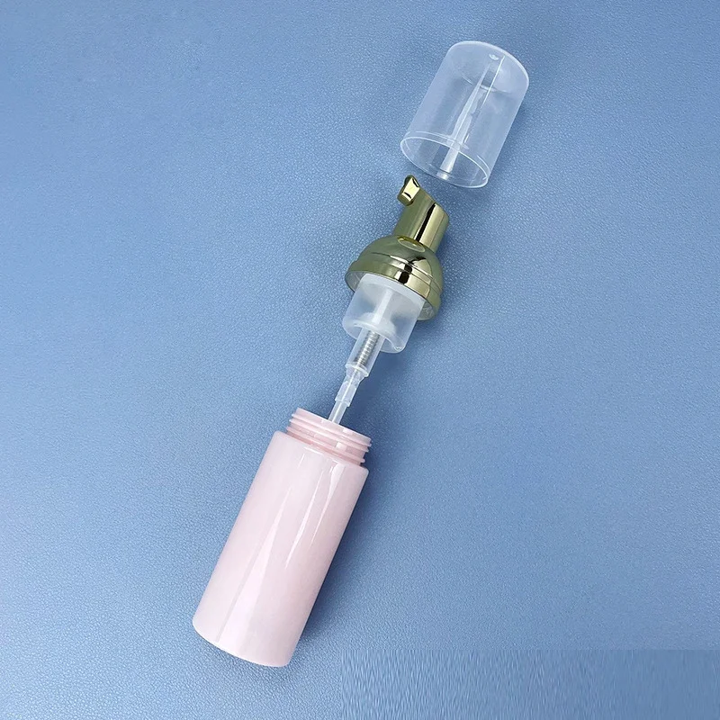 

10PCS Pink Gold Empty Plastic Foamer Pump Bottle Face Lashes Cleanser Foaming Cosmetic Bottle Soap Dispenser Wholesale