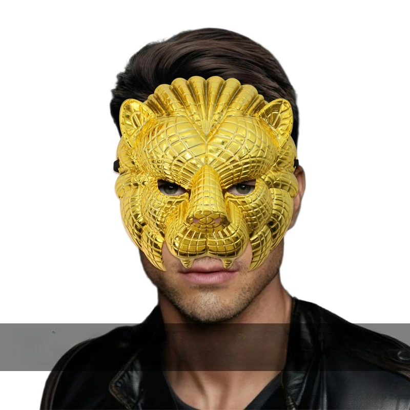 

Venice Carnival Mask Half Face Mask Party Masquerade Ball Noble Animal Plastic Mask Gold Fashion Festival Costume Decor