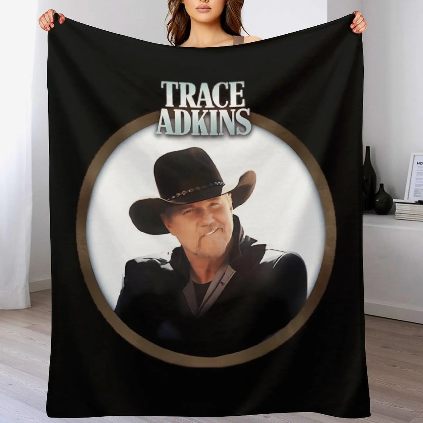 Trace Adkins Throw Blanket Stain Resistant Cozy Warm Blanket
