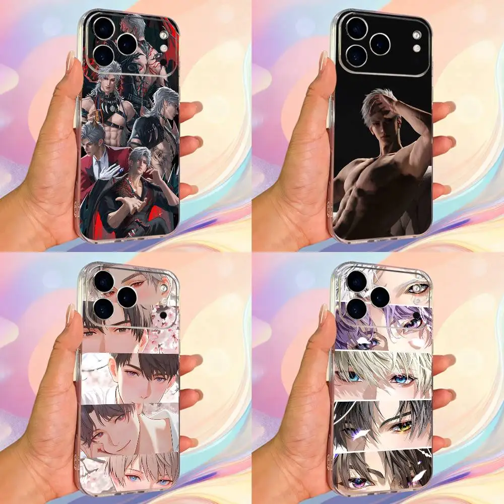 

Cute Love And D-Deepspace Phone Case For iPhone 14,13,12,11,17,16,15,Pro,Max,Plus,X,XS,XR,SE,Mini Transparent Soft Cover