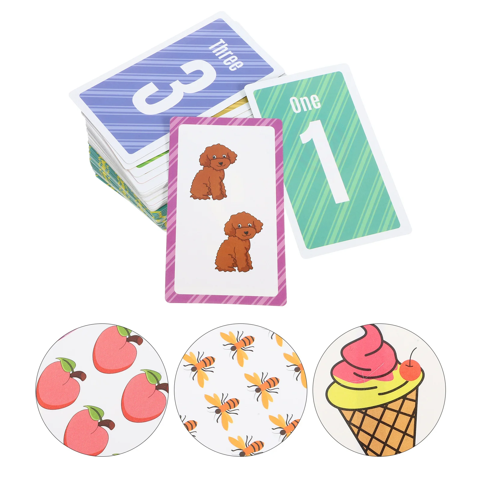 1 Set Numero Flash Per I Più Piccoli Giochi Educativi Portatile Per Bambini Giocattolo Cognitivo Per Bambini Apprendimento Domestico Flash Card Per Bambini