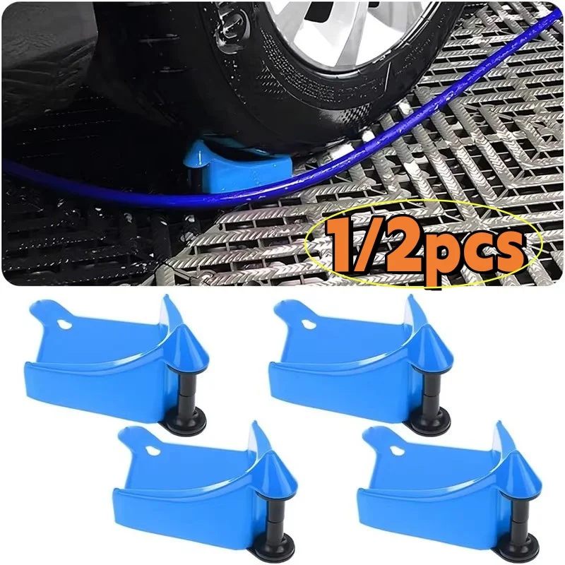 1/2/4pcs Car Hose Guide Tire Hose Roller For Car Washing Detailing Tire Hose Guide Wheel Rolling System Tool