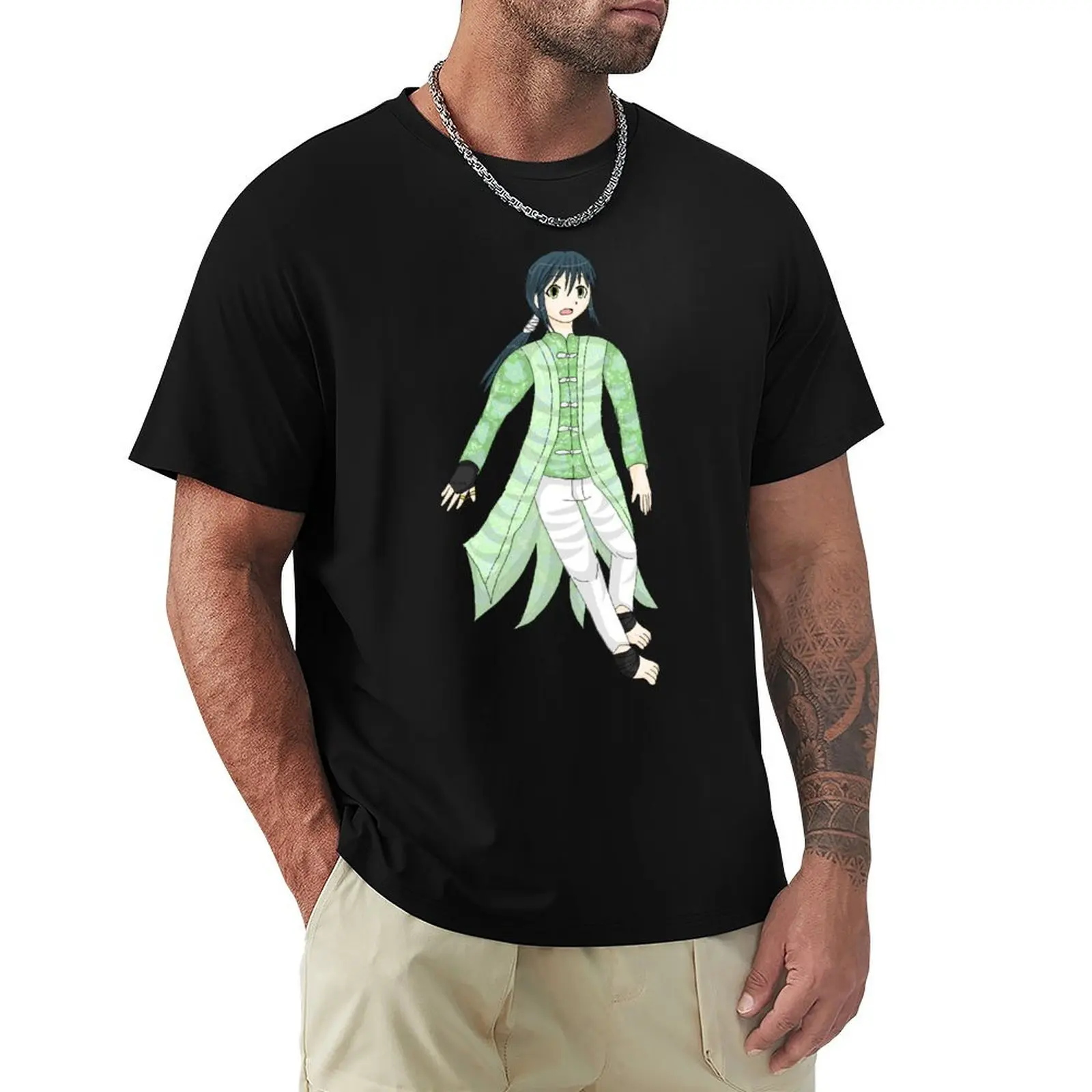 Camiseta Spiritpact You Keika nivel 1, camiseta con estampado moderno para hombre