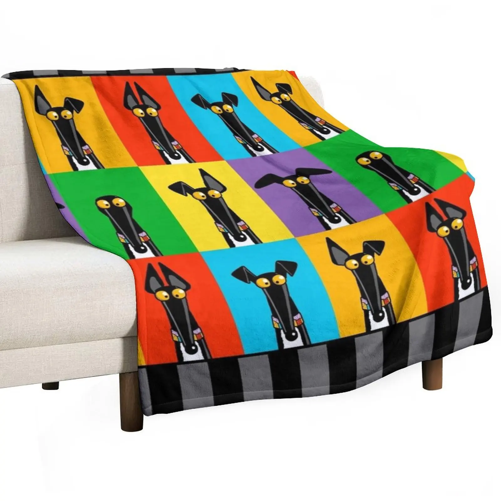 

Greyhound Semaphore Throw Blanket Bed covers cosplay anime Travel Decorative Sofas Blankets