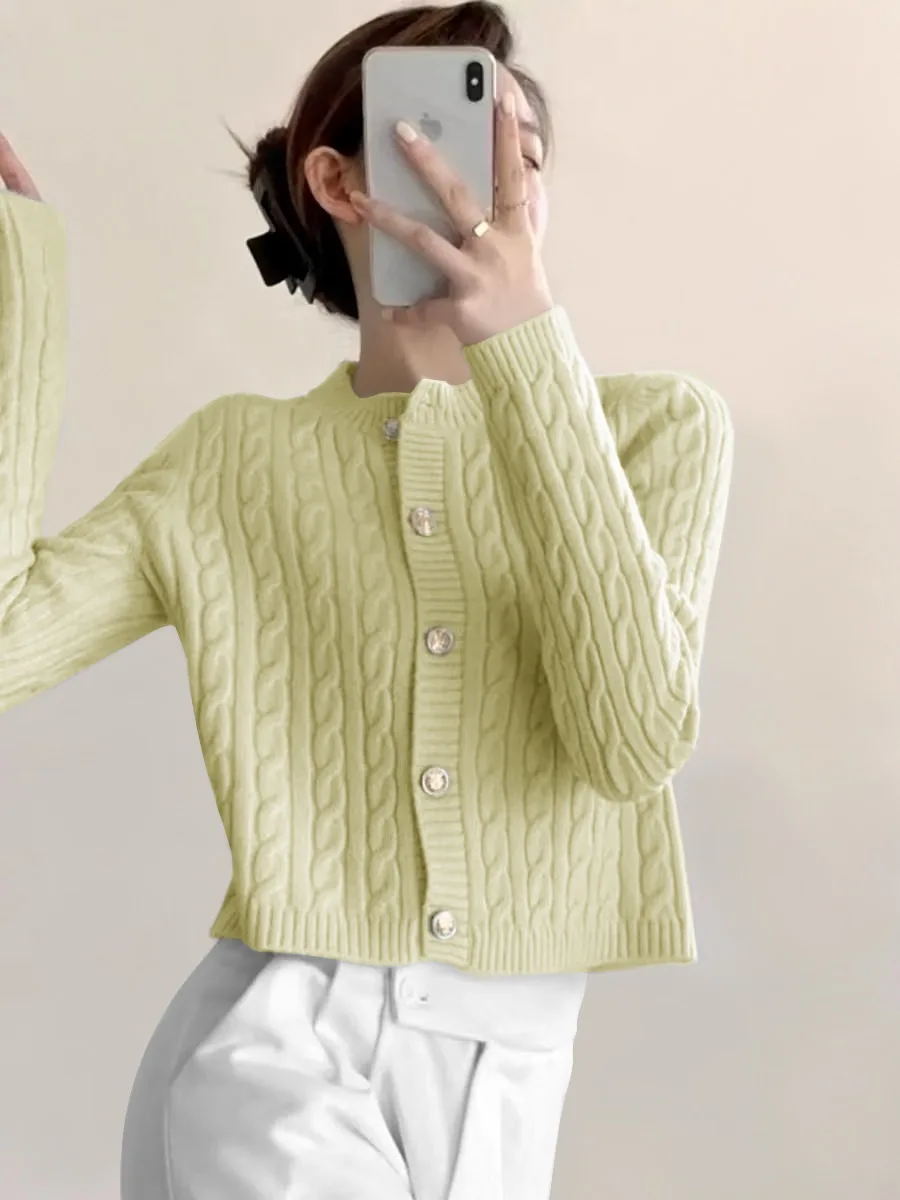 여성 니트 스웨터 카디건 블랙 니트 스웨터 카디건 여성 상의 신상 긴팔 O넥 스웨터 Q2575