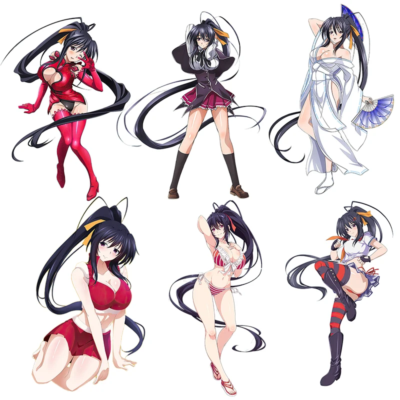 Three Ratels CDM392 High School D×D Himejima Akeno Personalized anime sticker for home decoration laptop decals