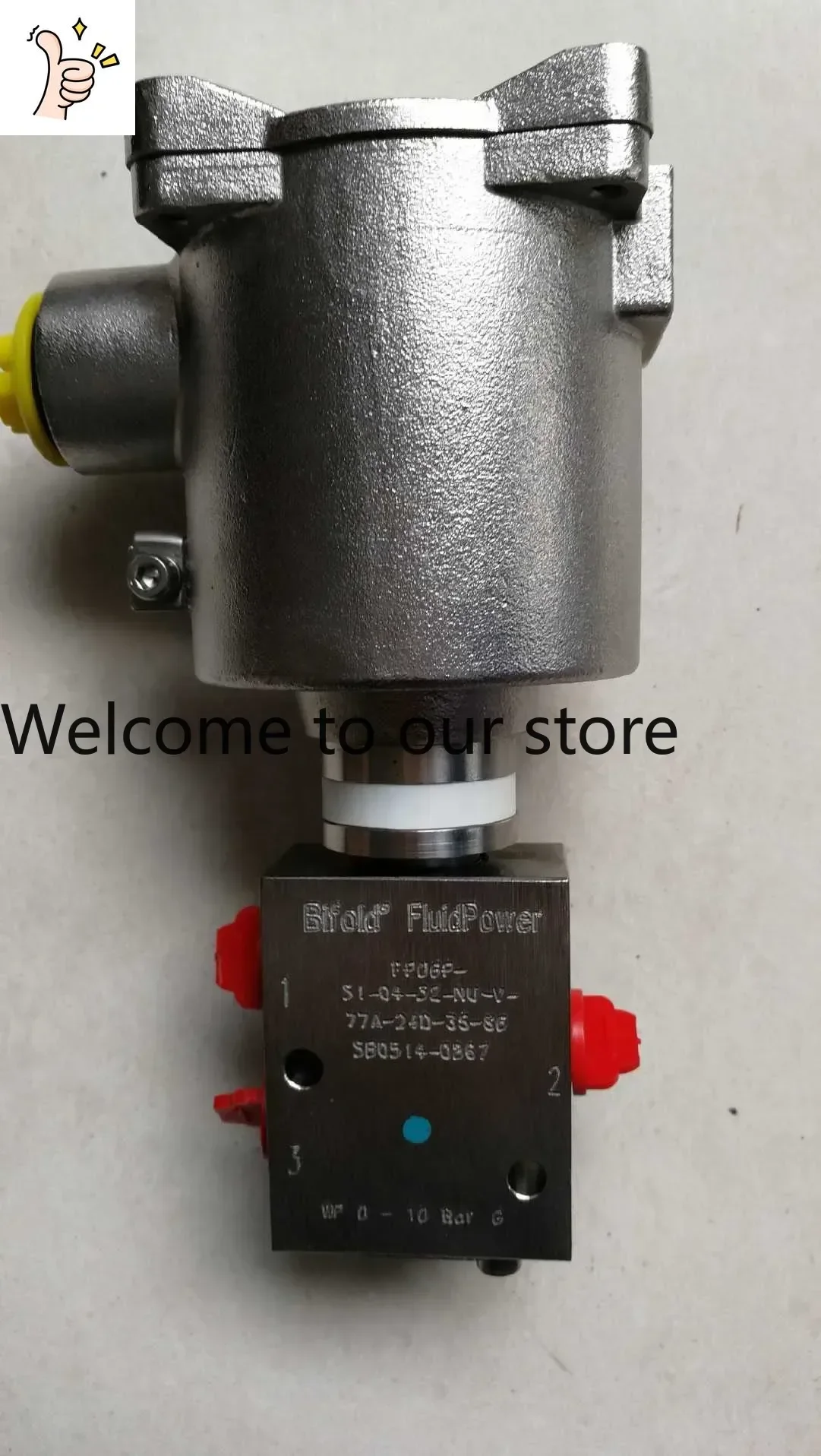2026.4Authentic Baifo Bifold Solenoid Valve FP06P-77A9 Stainless Steel Three-way FP03PFP06P-S1-4-32-N
