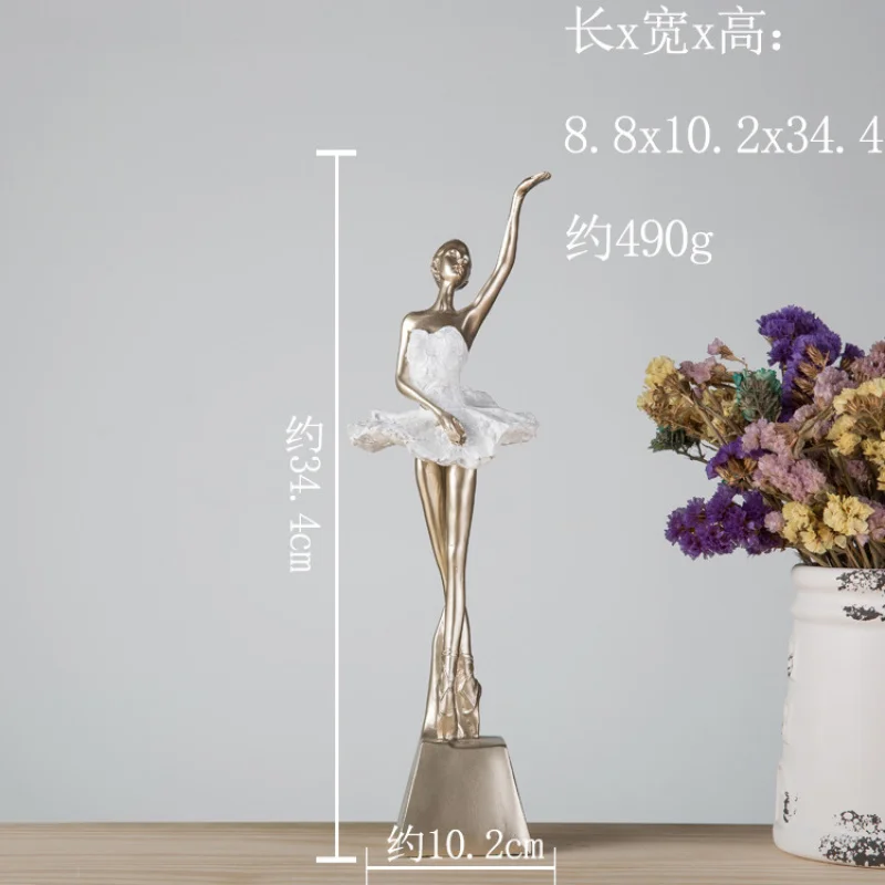 الشمال الباليه فتاة الإبداعية ديكور المنزل غرفة المعيشة دراسة بسيطة الحديثة ديكور مكتب العرض #2