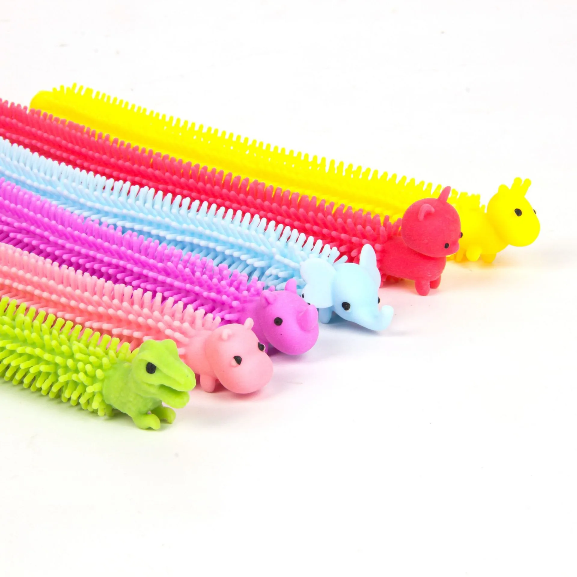 5pcs Worm Noodle Stretch String TPR Rope Anti Stress Toys String Fidget Autism Vent Toys