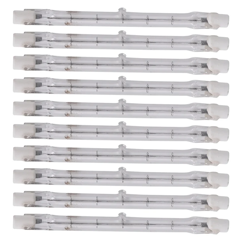 Y17A R7S Halogen Light Bulb 118 Mm 200 W 230 V Pack Of 10 Halogen Rod R7S Halogen Bulb R7S Dimmable Halogen Rod Lamp Lights