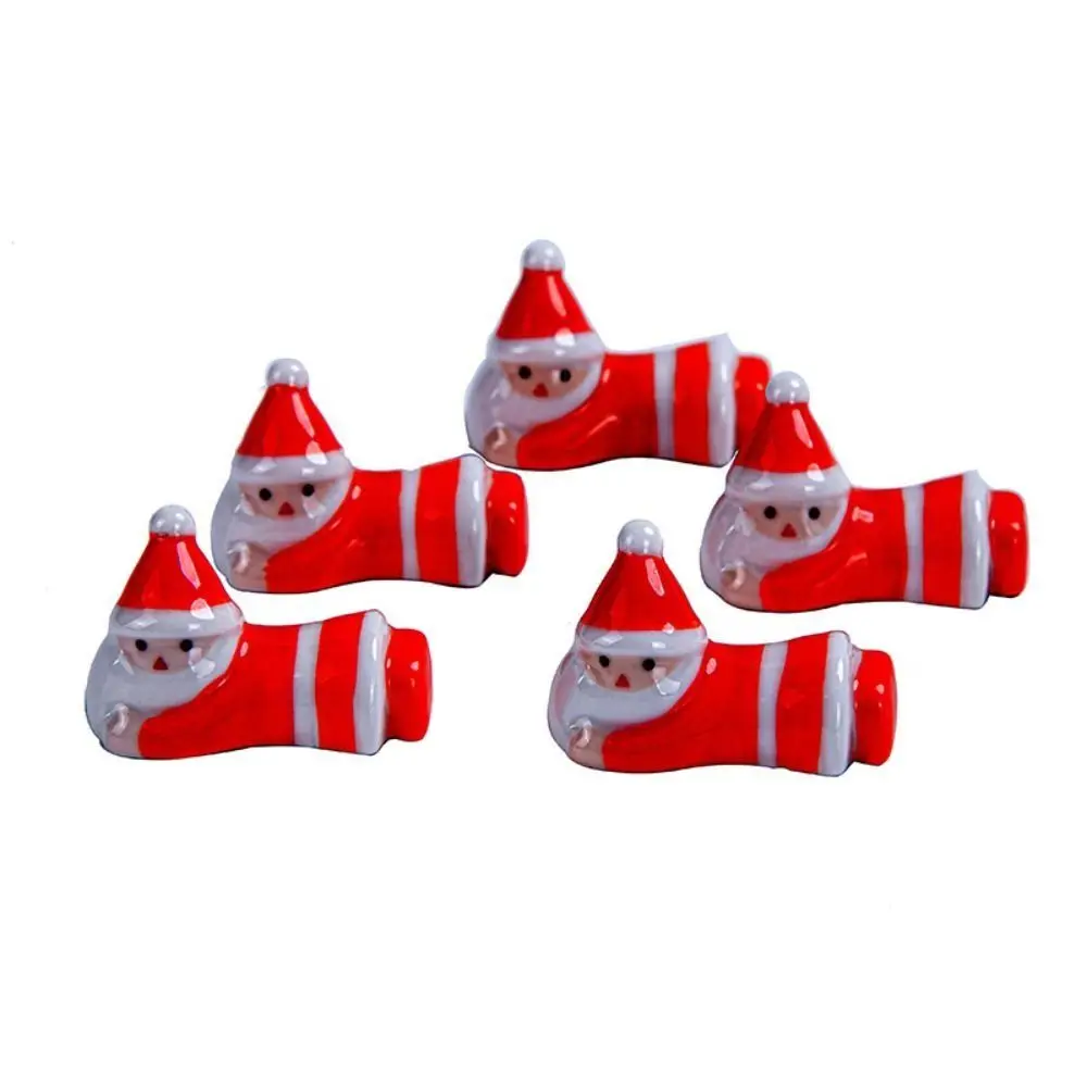 Chopstick Holder Ceramic Pen Rest Christmas Ornaments Spoon Fork Rest Stand Calligraphy Pen Holder Penmanship Desktop Ornaments