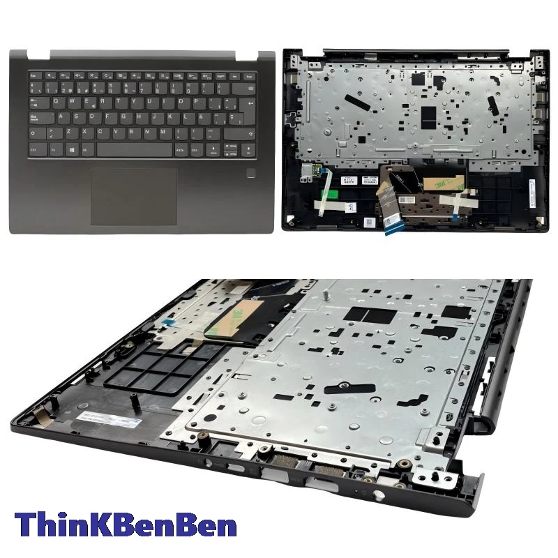 

ES Spanish Keyboard Iron Gray Upper Case Palmrest Shell Cover For Lenovo YOGA 530 Flex 6 14 14IKB 14ARR 5CB0R08477