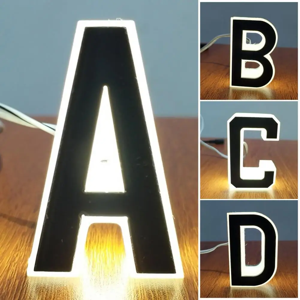 

LED House Numbers Sign for Outside Wall Mount Modern House Address Number Decor Home Sign Outdoor Waterproof Lighting