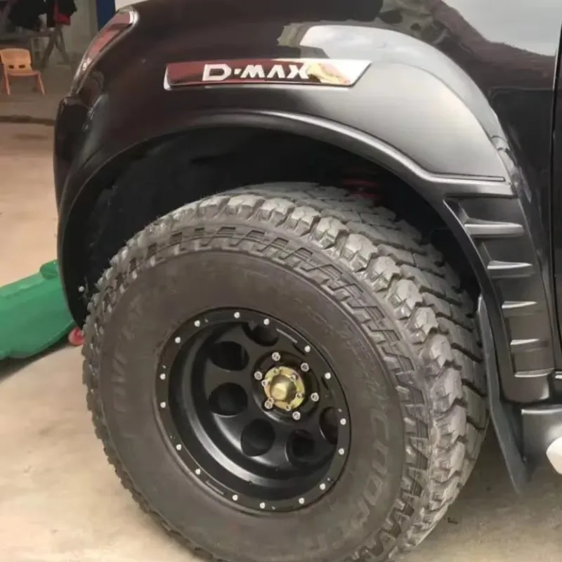 

Modification Factory Custom Logo 4PCS Car Protection Fender Car Wheel Eyebrow for ISUZU DMAX
