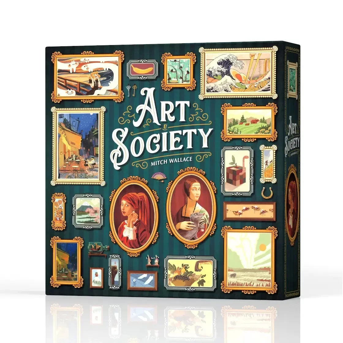 

Art Association - Collect board games, auction, collect and showcase your art, suitable for ages 10 and above, 2-4 players, 30-6